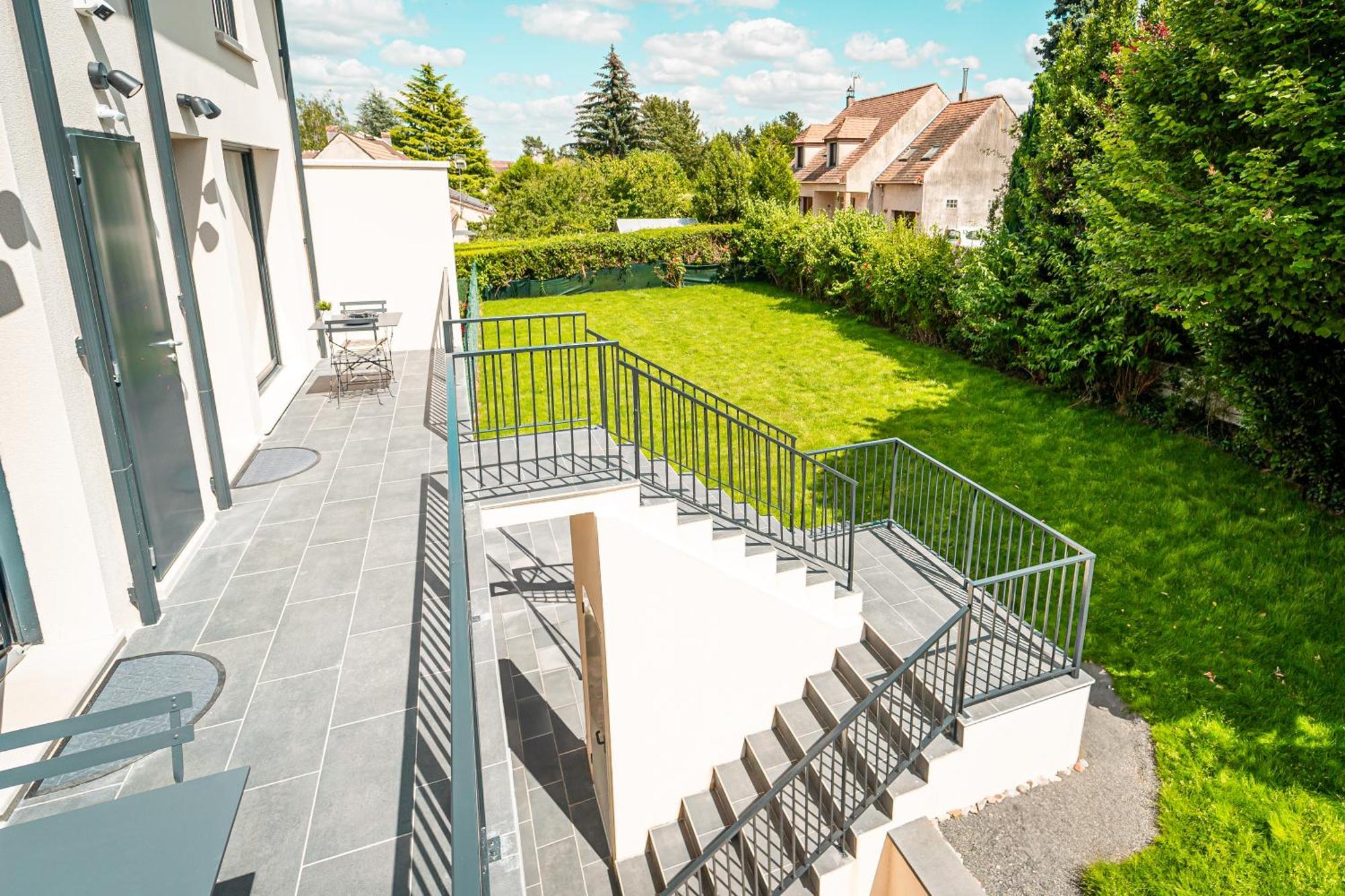 Le Cool Plex Duplex Avec Jardin, Disney 10Mn Esbly Exterior photo
